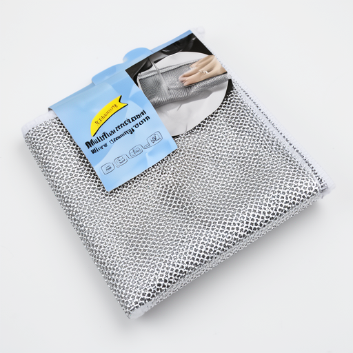 Durable Multifunctional Silver Wire Cleaning Cloth FS-35413-17