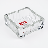 Premium Deli Glass Square Ashtray 106mm - Durable YG1016-4