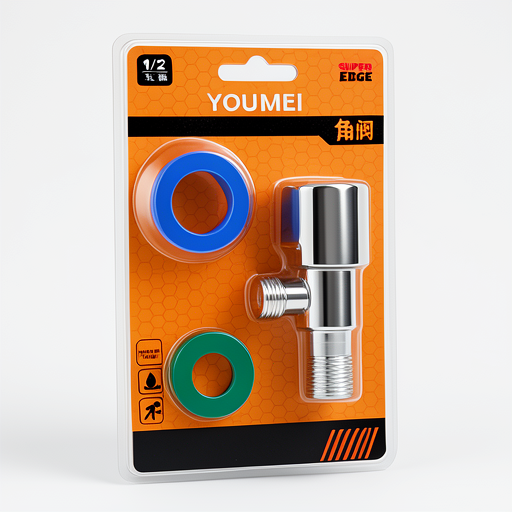 Premium A-9683 Angle Valve Set - 3-Piece Double Bubble Design