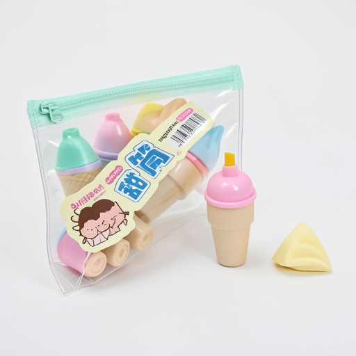 Ice-Cream Highlighters Set, 6pcs - XYH-1708, Premium Quality