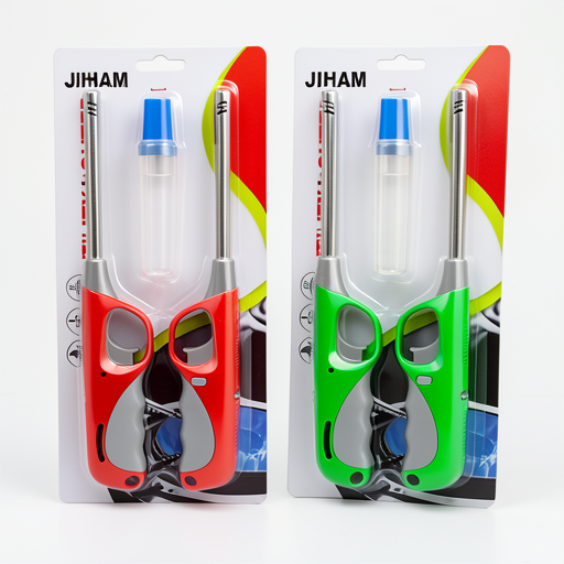 Jiham Premium Utility Lighter Set - 3pcs, Gas-Fueled, Durable