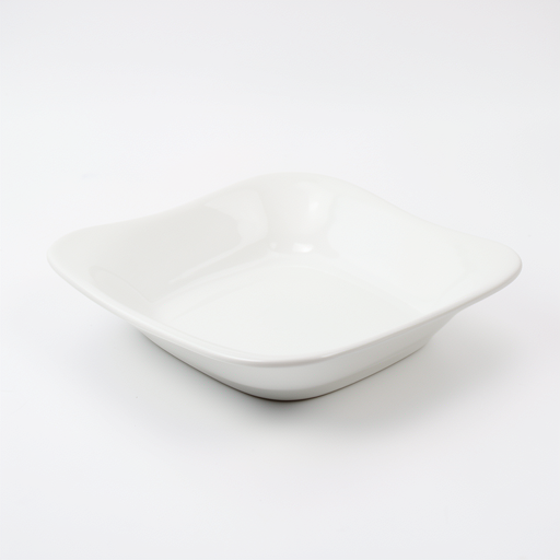 Durable White Square Bowl, Medium Size 32x32cm - Premium Quality