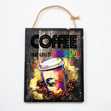 FR Premium Coffee House Wall Hanging Decor - Durable & Stylish