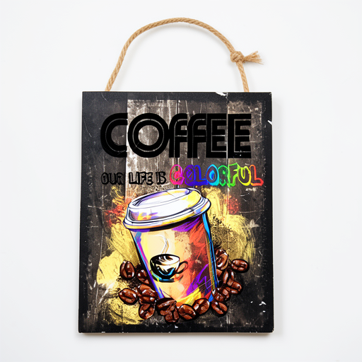 FR Premium Coffee House Wall Hanging Decor - Durable & Stylish
