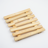 Premium Eco-Friendly Bamboo Coasters - Durable & Sustainable