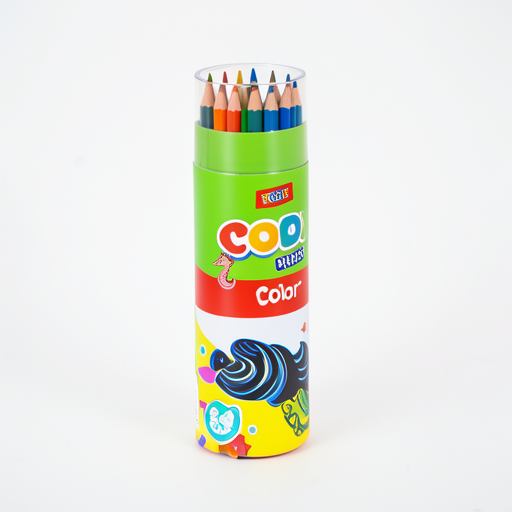 Durable 24-Color Pencil Set with Barrel | Vibrant & Affordable