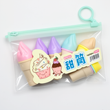 Ice-Cream Highlighters Set, 6pcs - XYH-1708, Premium Quality