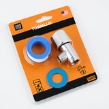 Premium A-9683 Angle Valve Set - 3-Piece Double Bubble Design