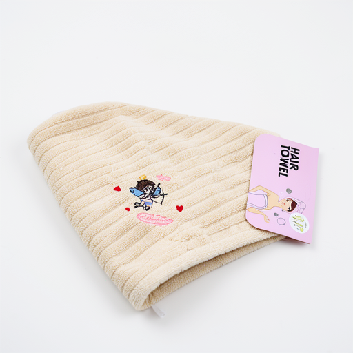 FR Ultra-Absorbent Coral Fleece Hair Drying Cap - Fast Dry, Premium Quality