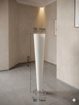 Trumpet Floor Glass Vase 11cm×67cm×14cm | Premium Quality | Best Sell Online