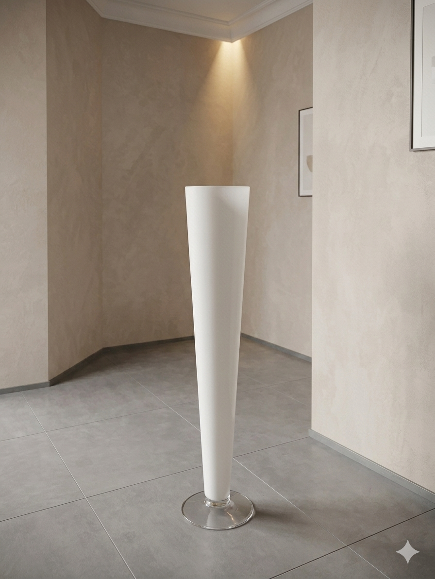 Trumpet Floor Glass Vase 11cm×67cm×14cm | Premium Quality | Best Sell Online