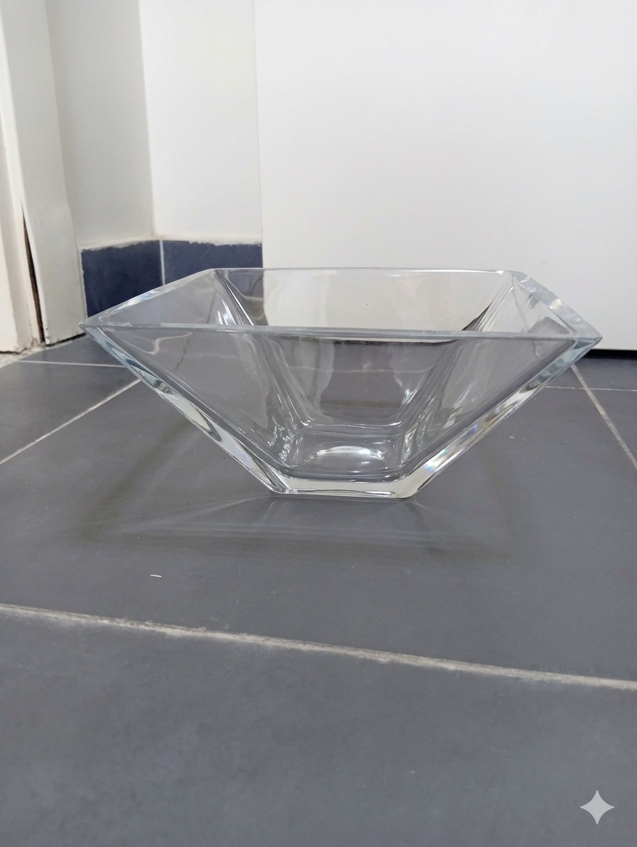 Clear Glass Flower Vase 21cm×11cm×8cm | Premium Quality | Best Sell Online