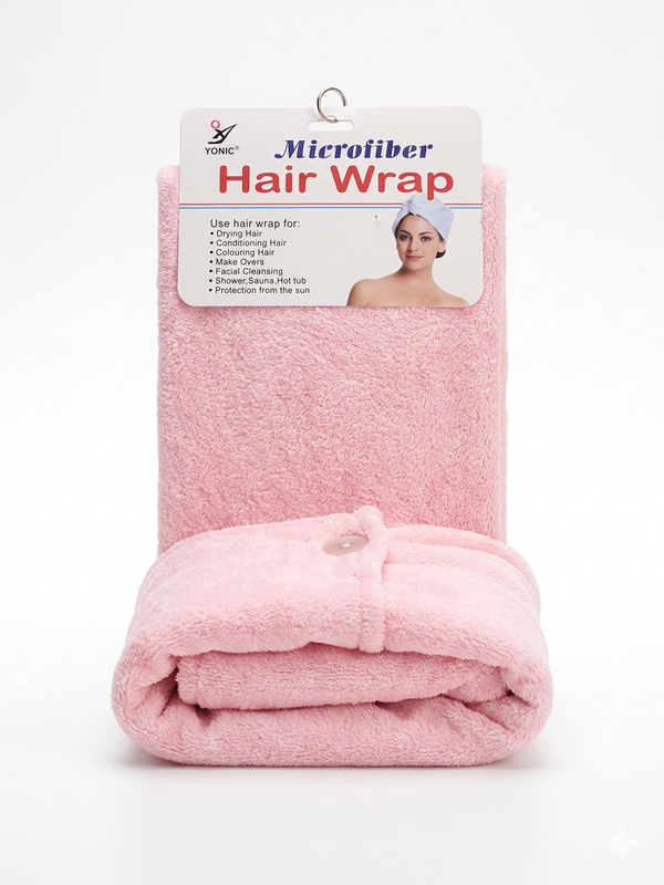 Stylish Hair Wrap-03 - NC-83519 (Light Pink) Premium Quality | Durable & Affordable