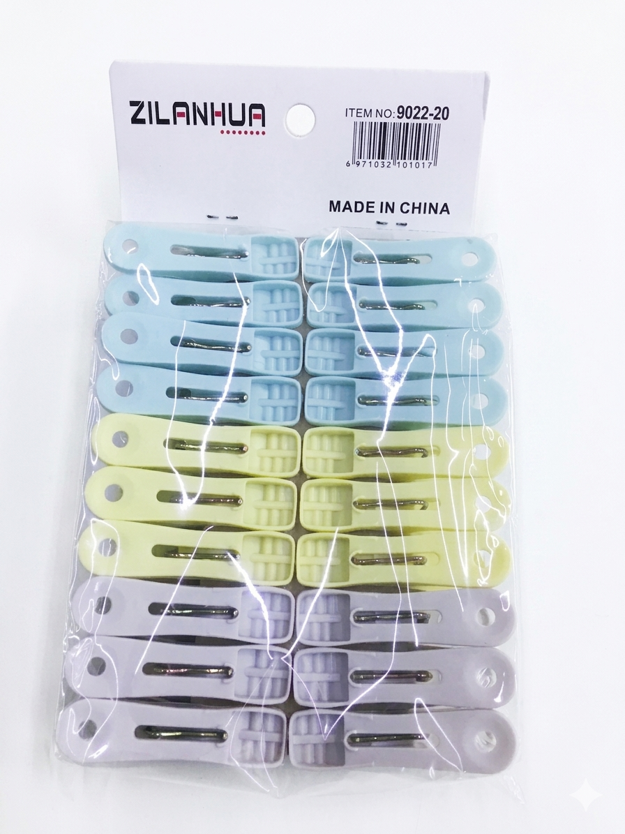 Premium Durable Plastic Clip- Hangers-NA-76718-P (20pcs) Stylish & Versatile Design