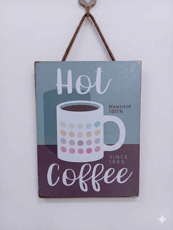 FR Premium Coffee House Wall Hanging Decor - 065 - Durable & Stylish