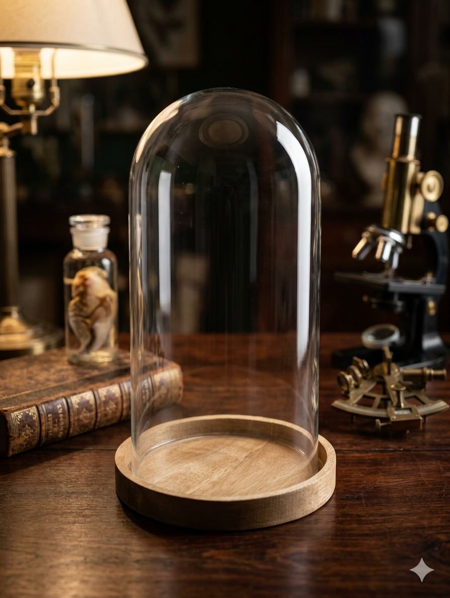 Glass Display Cover with Base 40×19cm Premium Quality | Best Sell Online