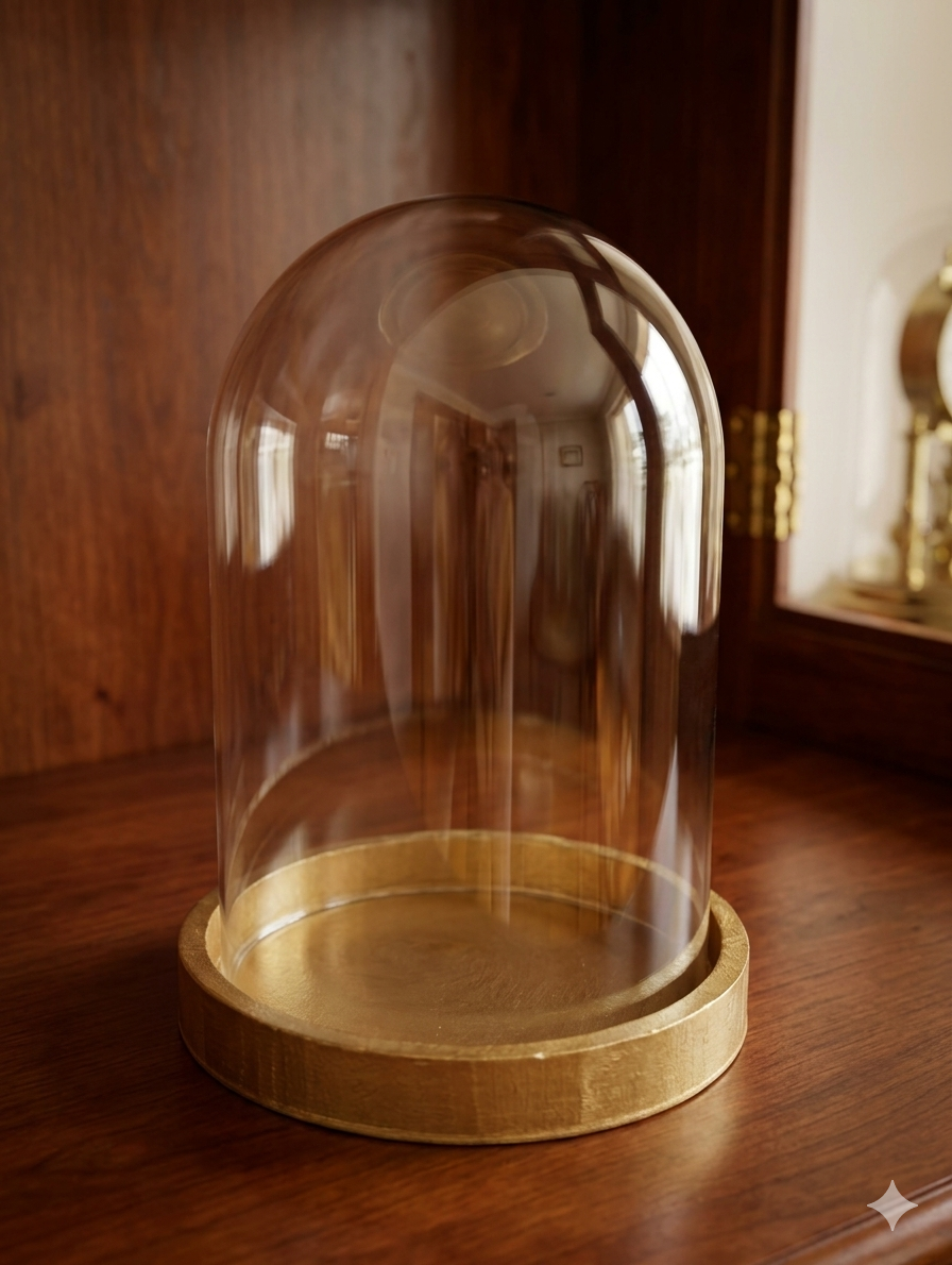 Glass Display Cover with Base 29×17cm Premium Quality | Best Sell Online