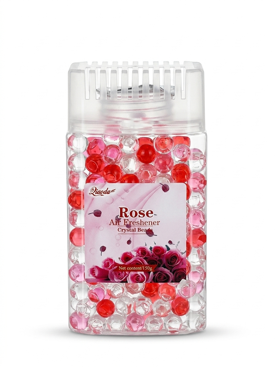 Rose Crystal Bead Air Freshener - Red NC-83893 - Premium Quality | Durable & Affordable