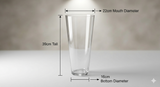 Conical Glass Flower Vase 39cm×22cm×16 | Premium Quality | Best Sell Online