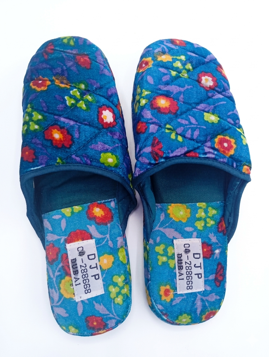 Luxury Mix-Green Flowered House Slippers -  |Premium Quality | Best Sell Online