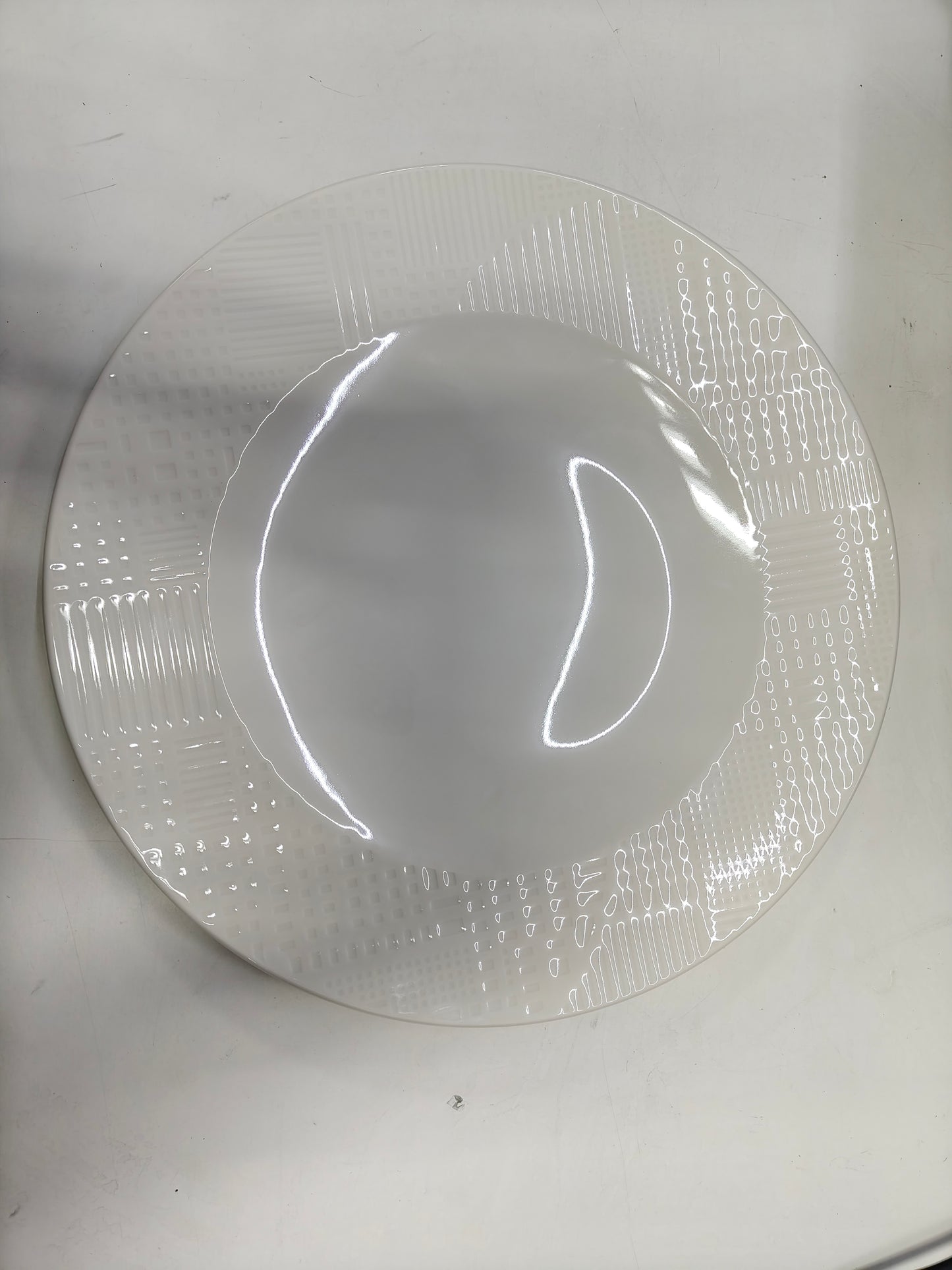FR RAK White Round Flat Plate - (32cm-L) - PXFP32