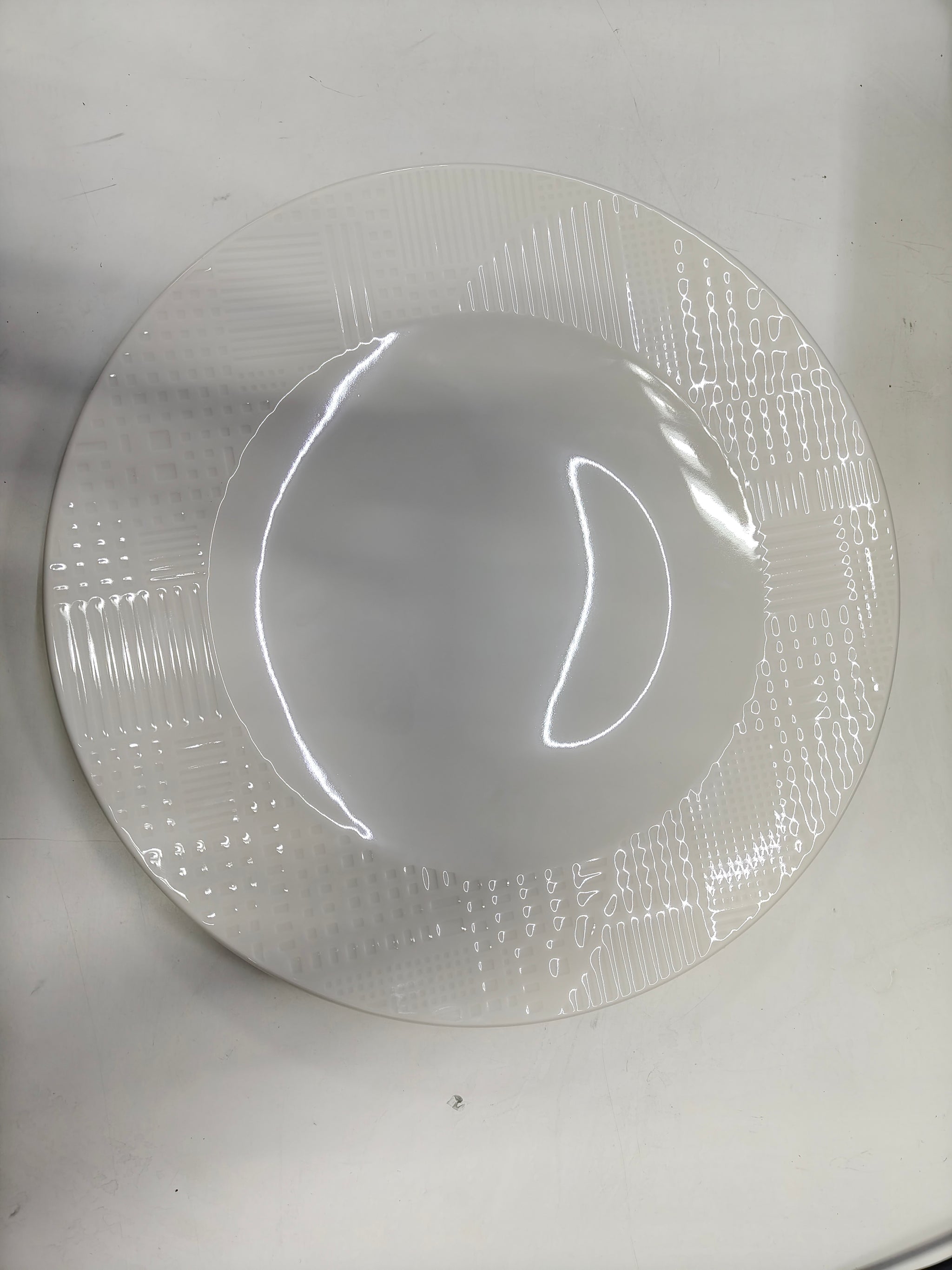 FR RAK White Round Flat Plate - (32cm-L) - PXFP32