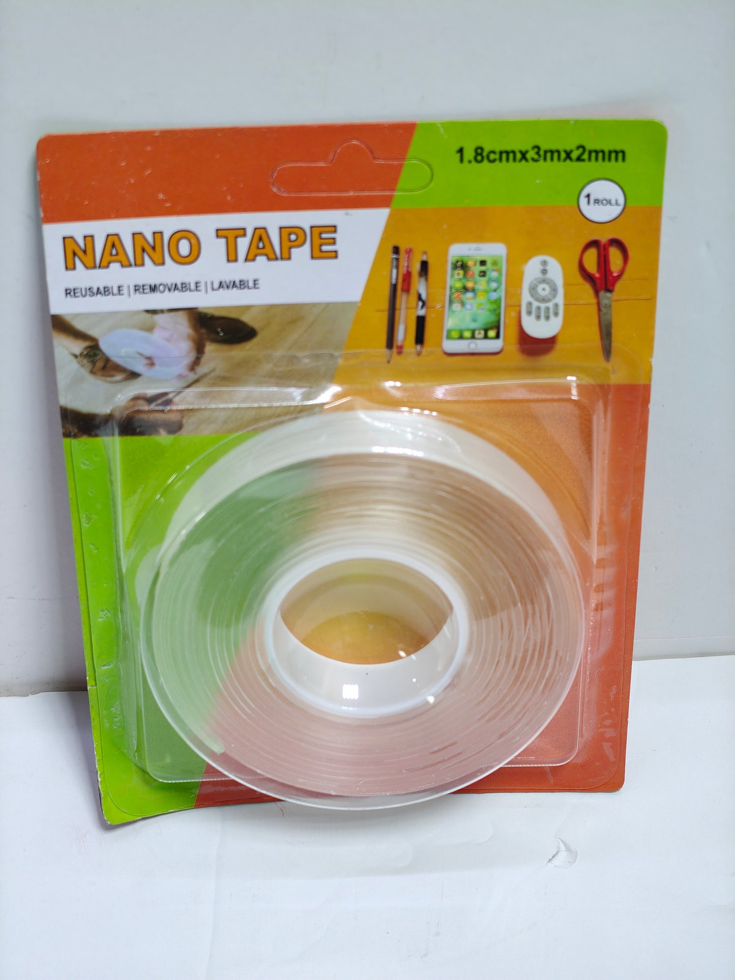 FR Premium NANO Tape Dual Phase (1.8cm*3m*2mm) - Durable & Reliable