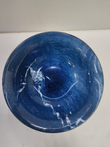 FR Blue With White Shade Deep  Ceramic Bowl -L