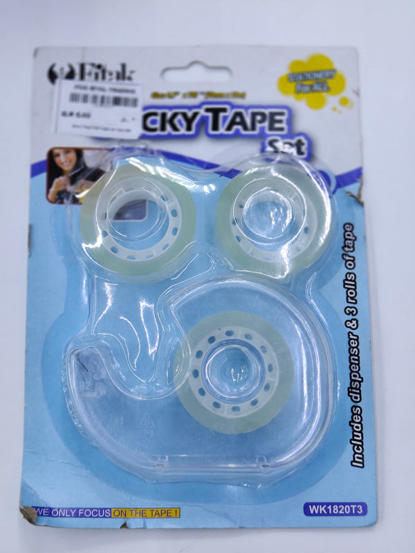 FR Sticky Tape With Dispenser 3pcs Set | Premium Quality - Best Price Online