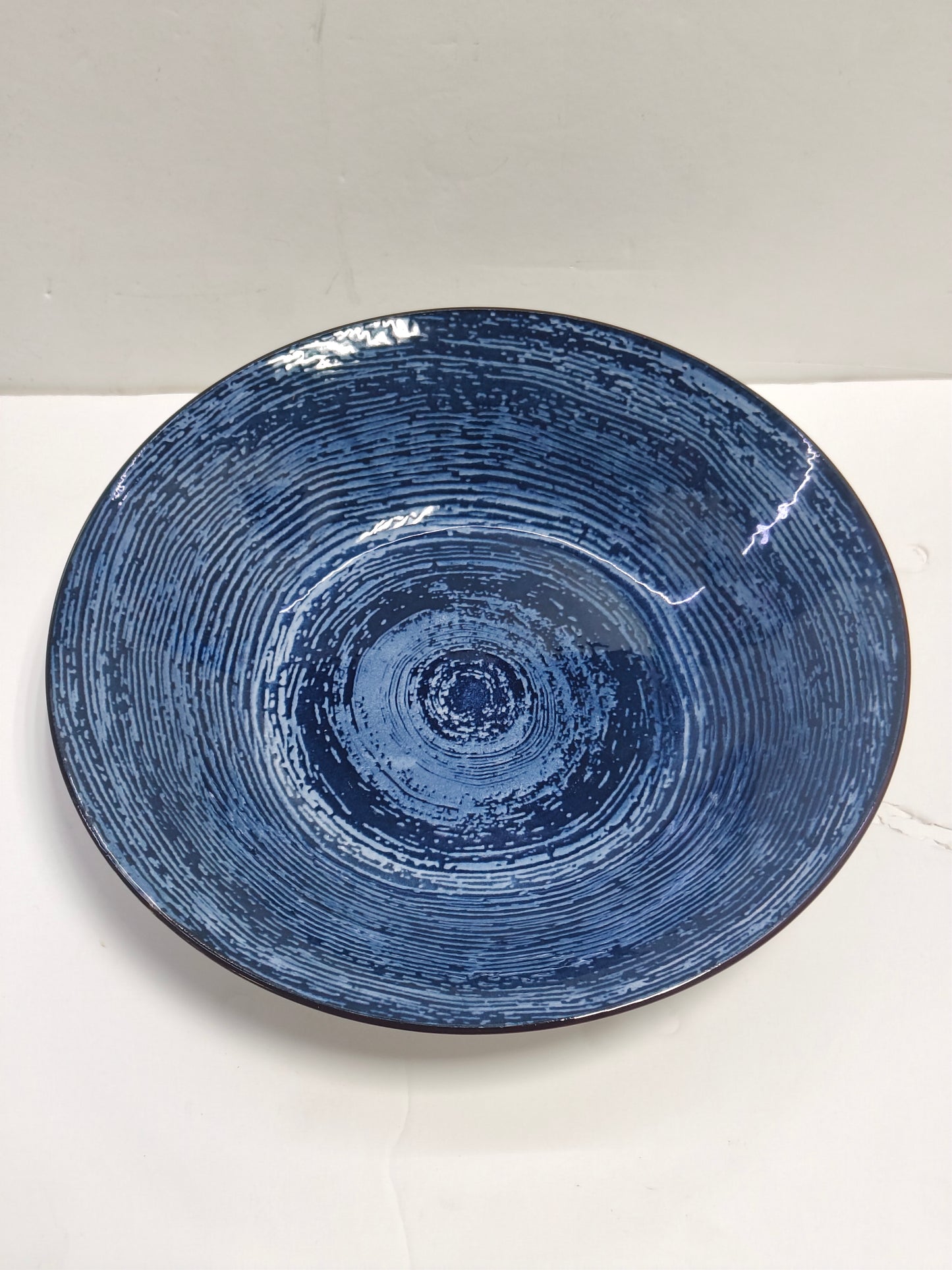 FR Blue Round Ceramic Bowl - M