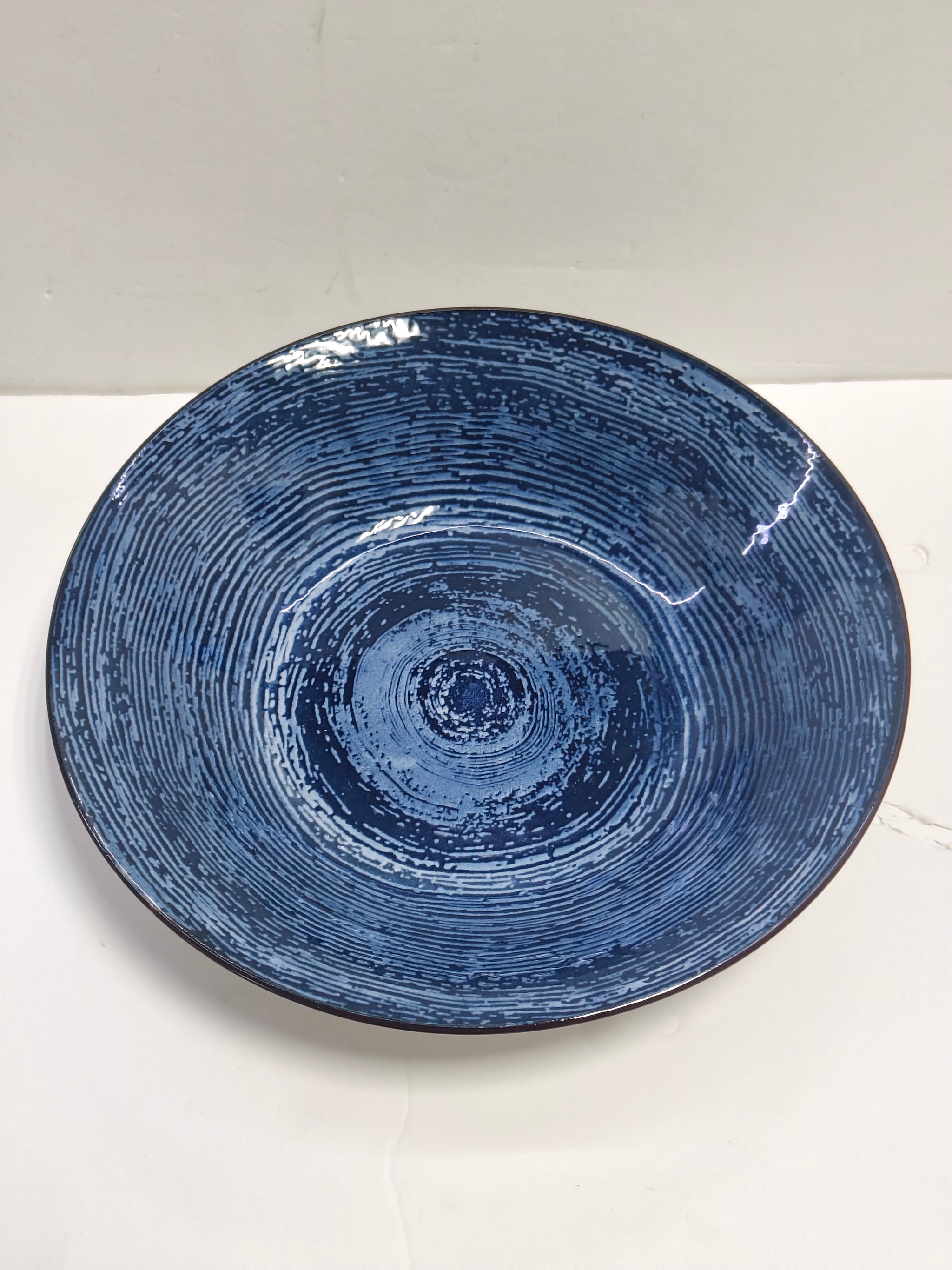 FR Blue Round Ceramic Bowl - M